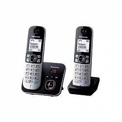 Телефон Dect Panasonic KX-TG6812RU чер(KX-TG6812RUB)