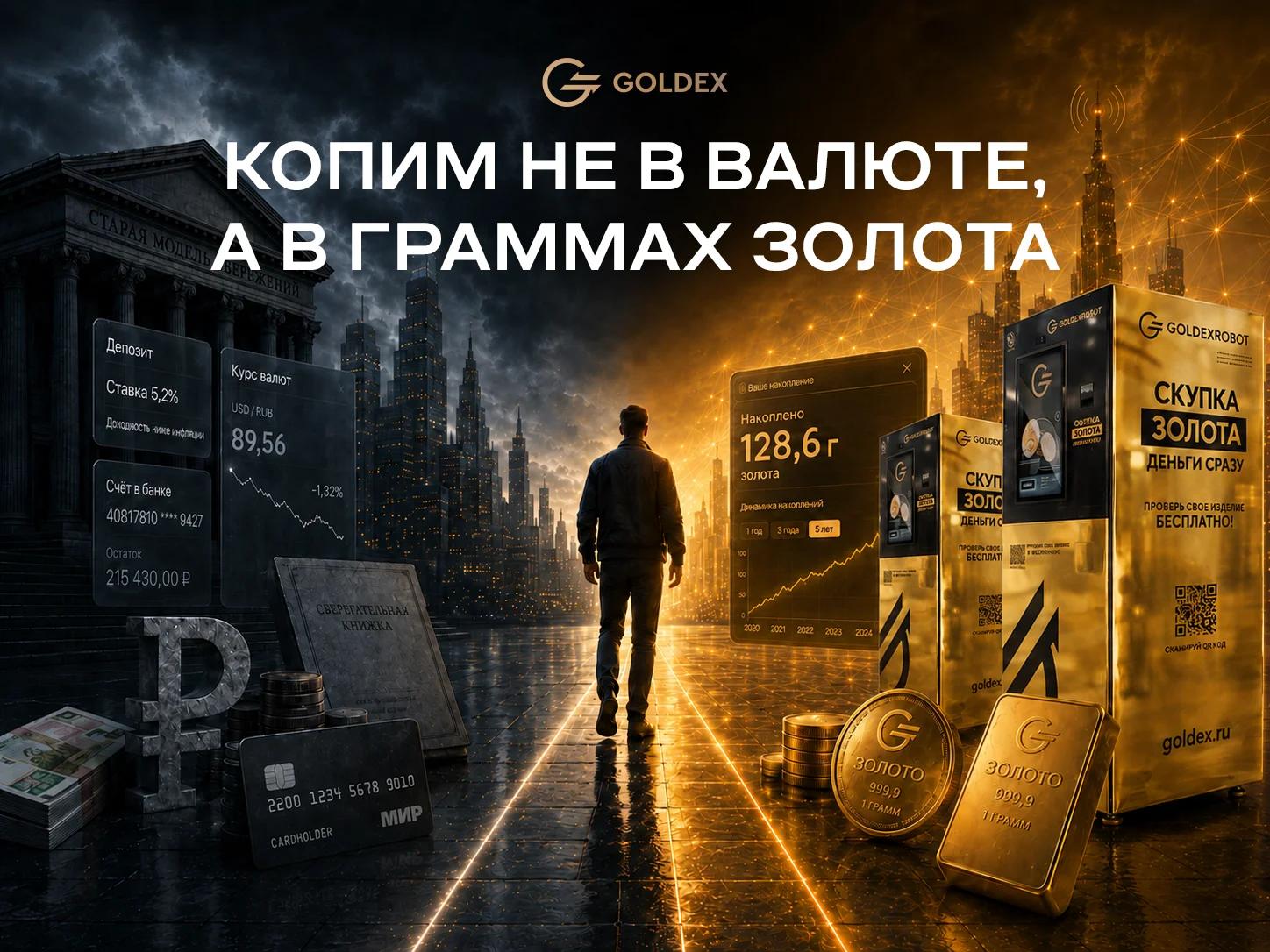 Как меняется логика сбережений: копим в граммах золота и через ЗПИФ комбинированный «Золотоматы‑1»