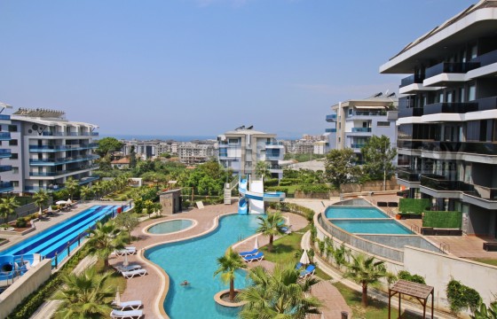 Меблированная квартира 1+1 с панорамным видом на море в Турции - фото 3
