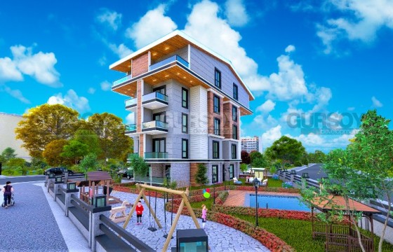 Квартиры 1+1 и 2+1 в строящемся комплексе в Газипаше, 47.5-114 м2 в Турции - фото 4