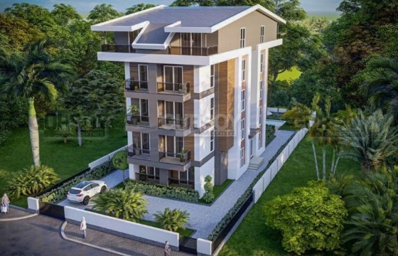 Новые квартиры планировкой 1+1 и 2+1 в центре Газипаши, 47.5-114 м2 в Турции - фото 3