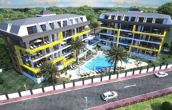 Строящийся проект в районе Кестель, 43м2-130м2 в Турции - фото 2