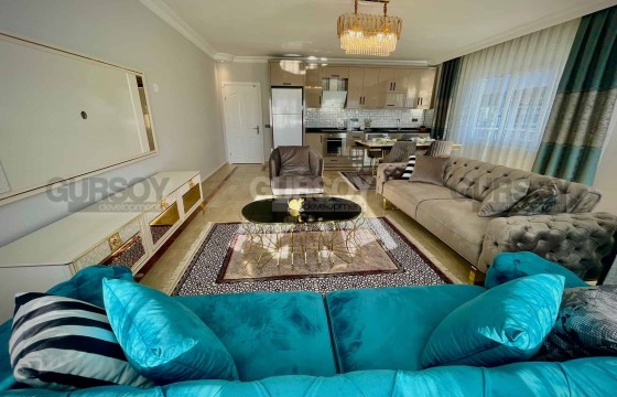 Стильный меблированный дуплекс 3+1 в районе Оба, 180м2 в Турции - фото 8