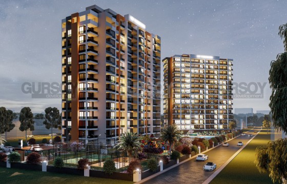 Квартиры 56-105 м2 в двух минутах от моря. Тедже, Мерсин. в Турции - фото 12