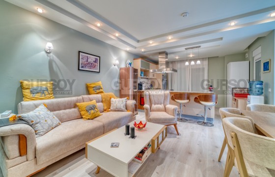 Уютная меблированная квартира 2+1 в районе Оба, 115м2 в Турции - фото 2
