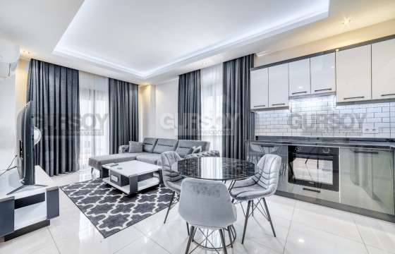 Шикарные апартаменты 1+1 в новом комплексе в районе Оба, 54м2 в Турции - фото 6