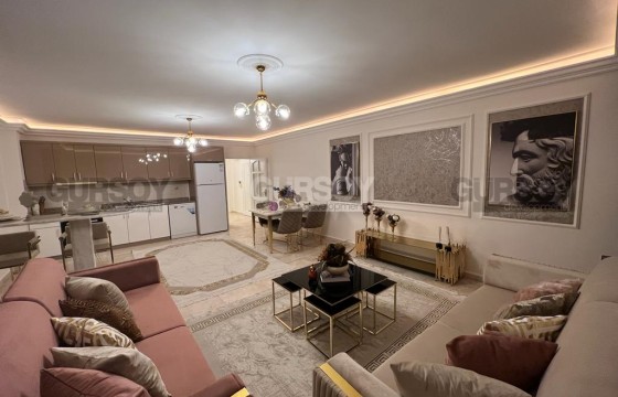 Меблированная квартира 2+1 в центре района Оба, 110м2 в Турции - фото 7