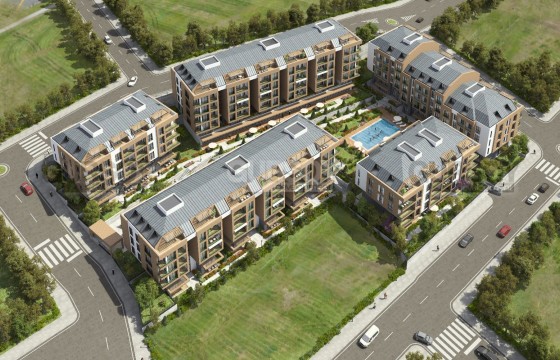 Уютный жилой комплекс в районе Бейликдюзю, 270м2-331м2 в Турции - фото 7