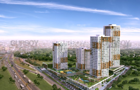 Проект семейной концепции в районе Эсеньюрт, 66м2-363м2 в Турции - фото 8