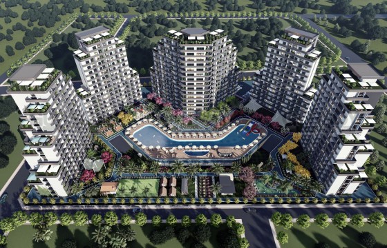 Масштабный проект в центре района Соли,59м2-130м2 в Турции - фото 3