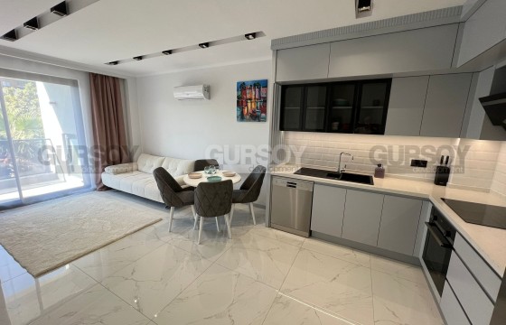 Квартира 1+1 с мебелью в современном ЖК в районе Оба, 50 м2 в Турции - фото 4