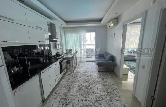 Уютная квартира 1+1 с видом на бассейн в 350 м от пляжа Клеопатры, 50 м2 в Турции - фото 8