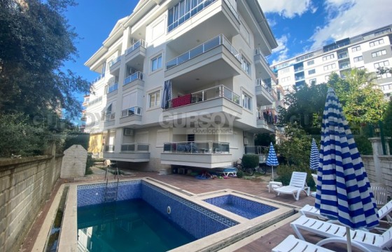 Квартира 2+1 в центре Алании с бассейном и удобным расположением, 95 кв.м. в Турции - фото 12