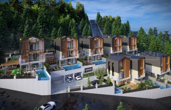 Продажа проекта вилл в Тепе с завораживающими видами на Аланию в Турции - фото 1