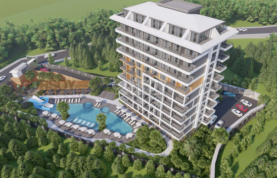 Новый проект в районе Тосмур, 48 м2-107 м2 в Турции - фото 9