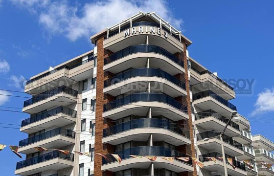 Меблированная квартира 2+1 с видом море и крепость в центре Алании в Турции - фото 10