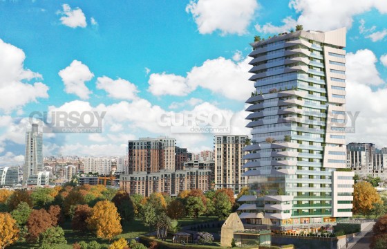 Шикарные офисы в центре района Умрание, 80 м2-131 м2 в Турции - фото 9