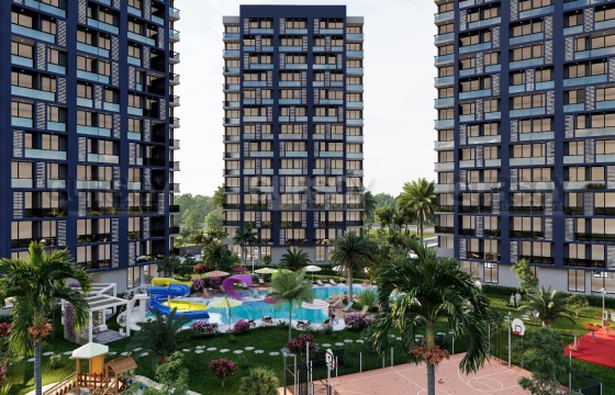 Строящийся проект с квартирами 56 и 77 м2. Мезитли, Мерсин. в Турции - фото 2