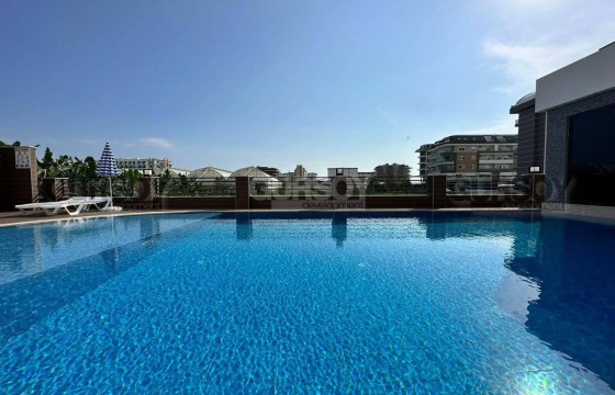 Просторная 2+1 в комплексе отельного типа в Каргыджаке, 300 м до моря в Турции - фото 3