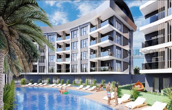 Новый проект в 450 метрах от моря в районе Конаклы, 50 м2-110 м2 в Турции - фото 4