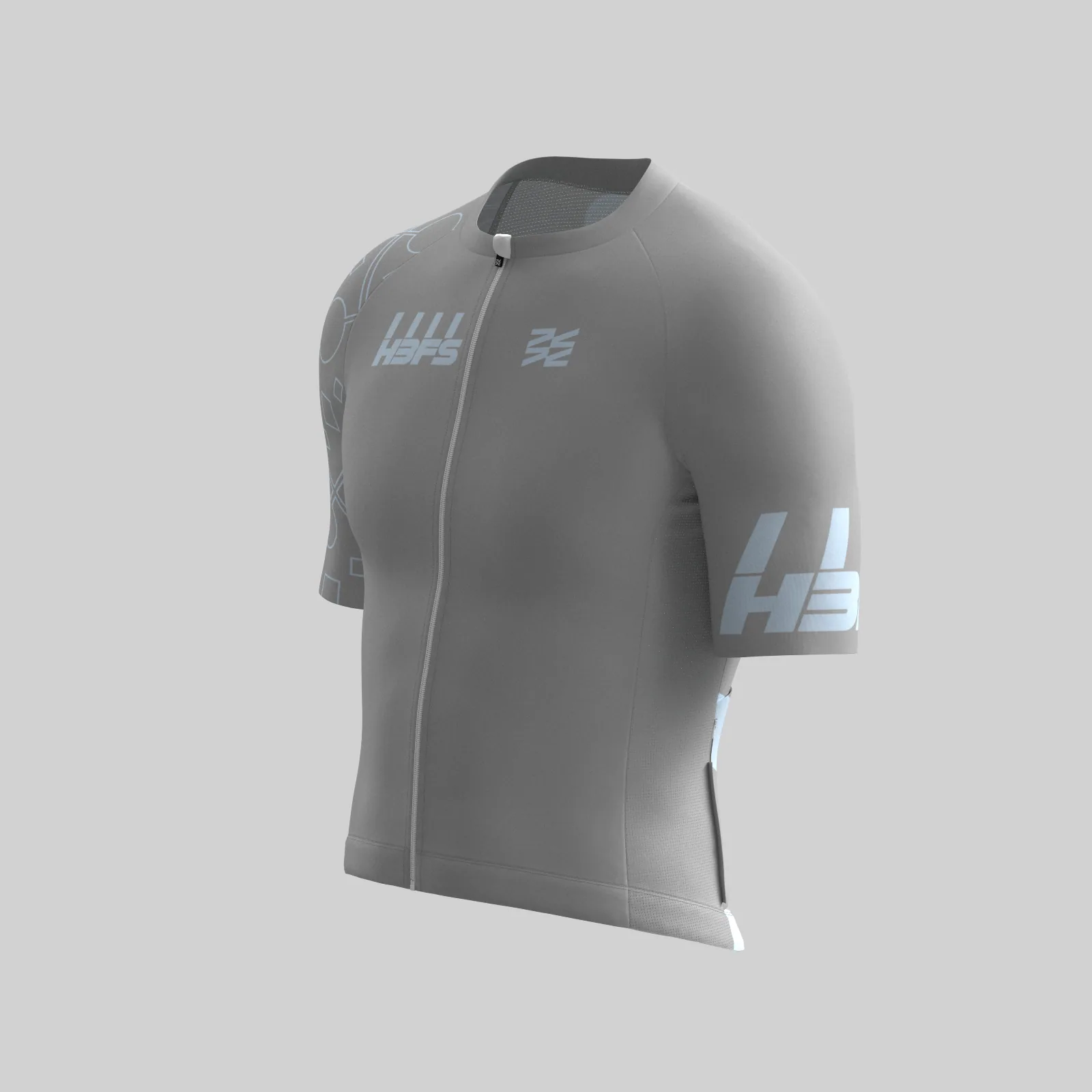 Велоджерси Классическая HBFS-Grey, мужская