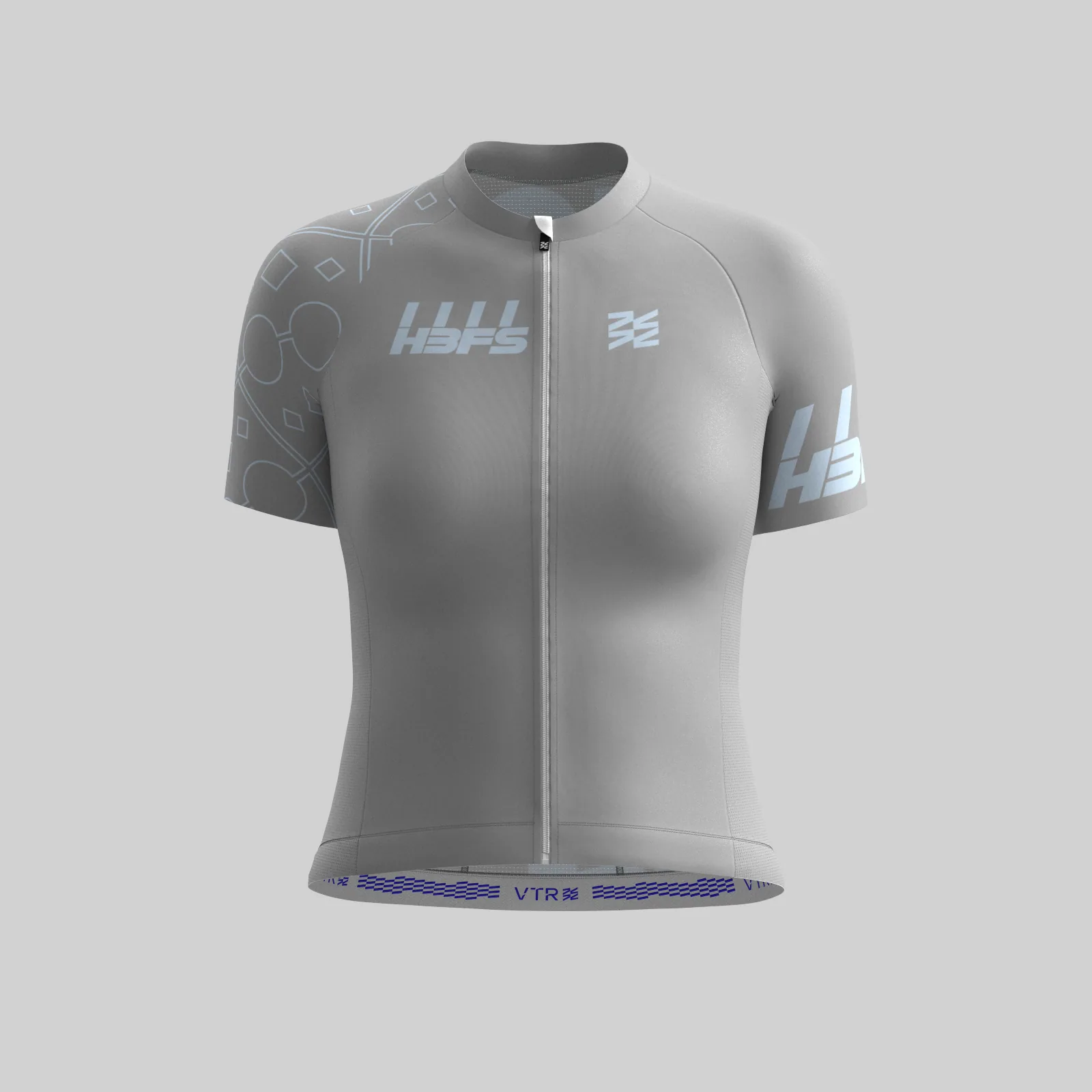 Велоджерси Классическая HBFS-Grey, женская