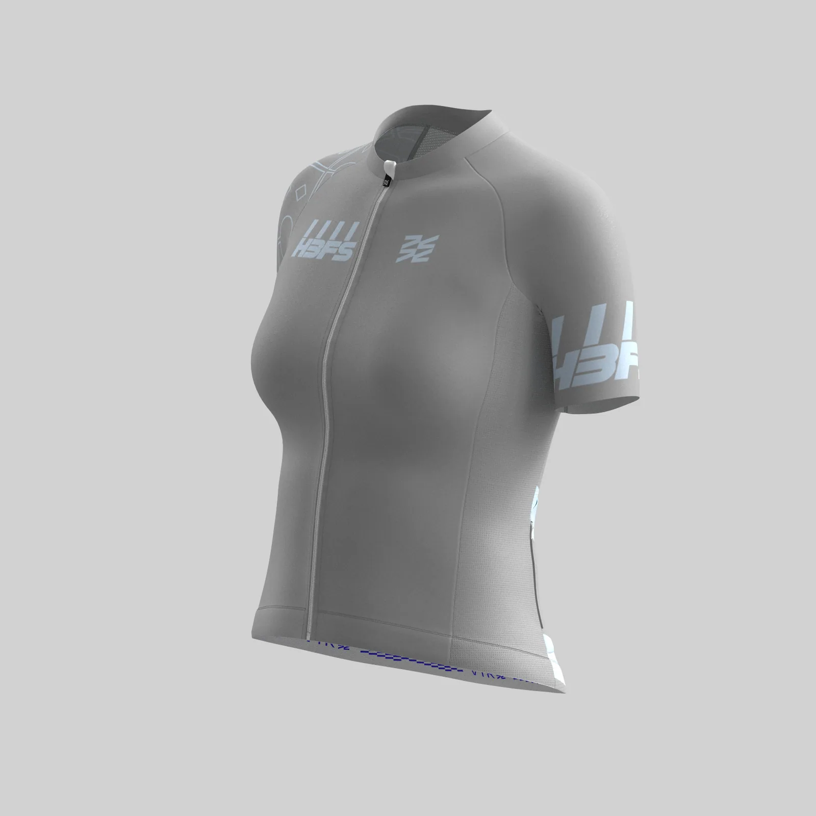 Велоджерси Классическая HBFS-Grey, женская