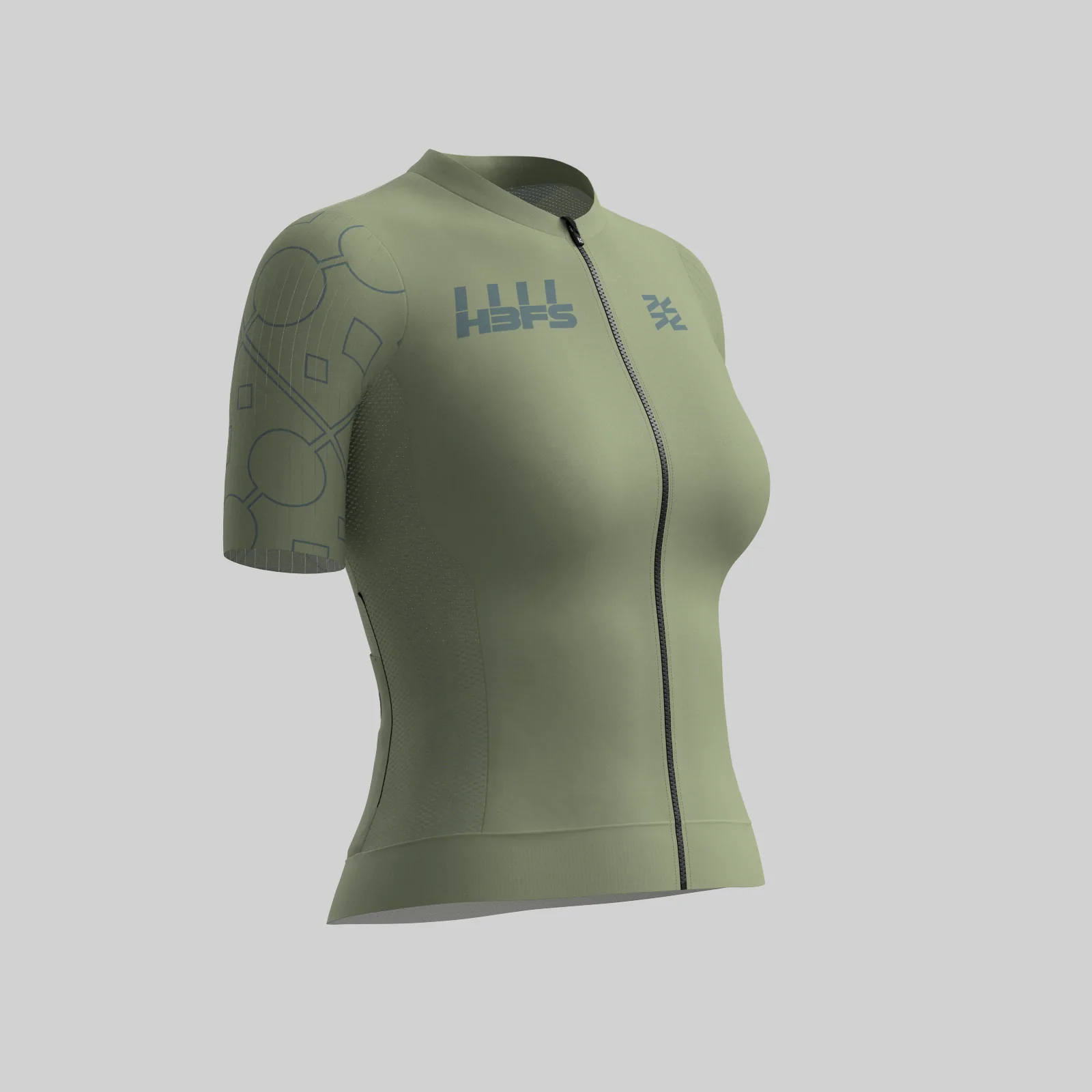 Велоджерси Прогресс HBFS-Olive, женская