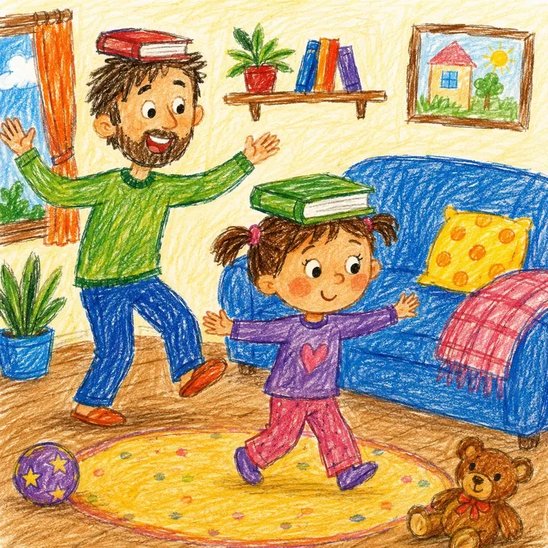 Книга на голове