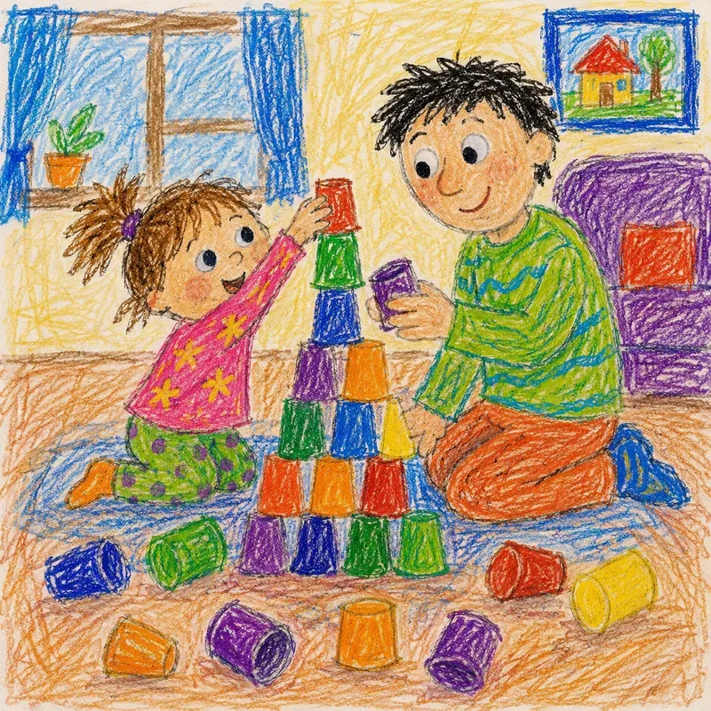 Башня из стаканов