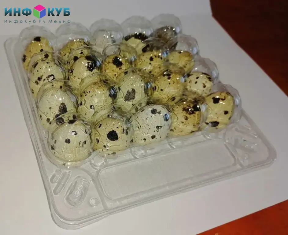 Упаковка для перепелиных яиц на 20 ячеек