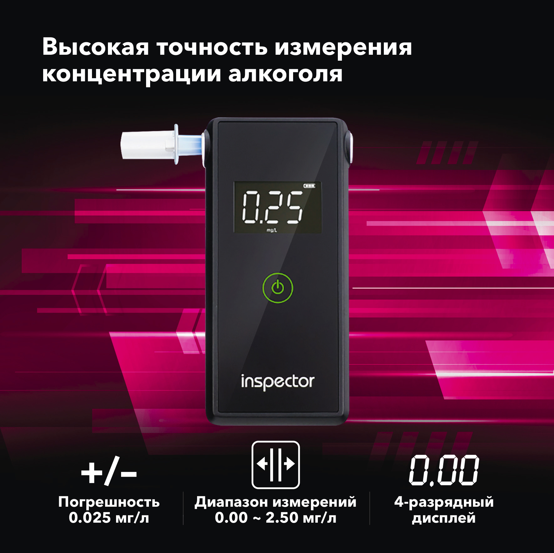 Алкотестер Inspector AT650