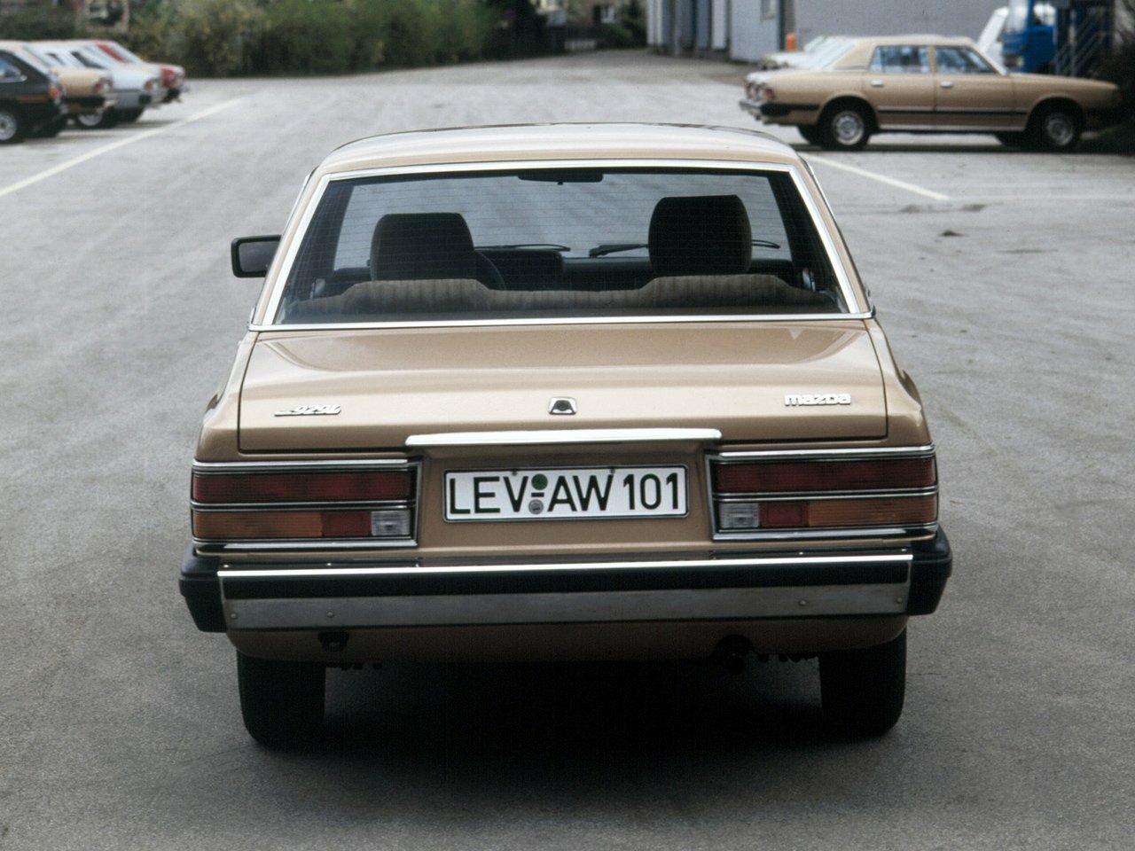 Сзади