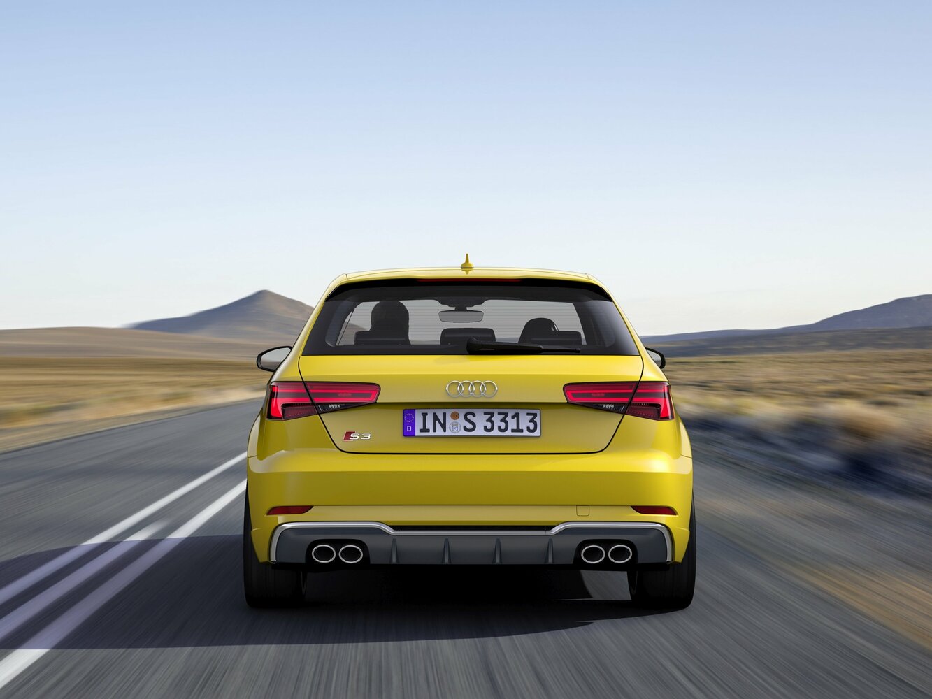 Сзади