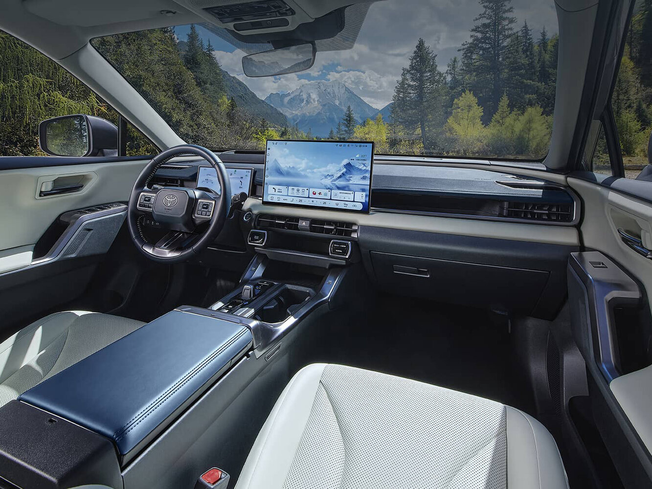 Салон спереди