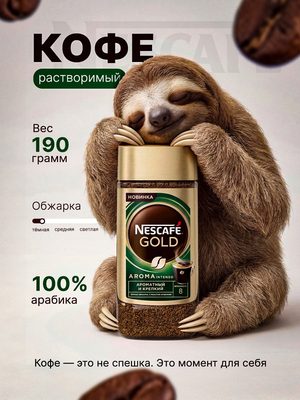 Кофе Nescafe Gold растворимый