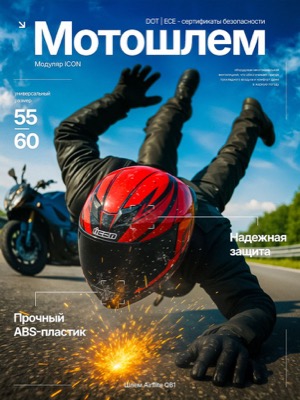 Мотошлем модуляр