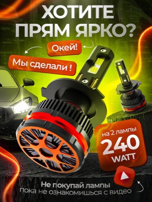 Светодиодные лампы автомобильные