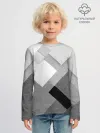 Детский лонгслив хлопок / P001_SchoolGreySquare