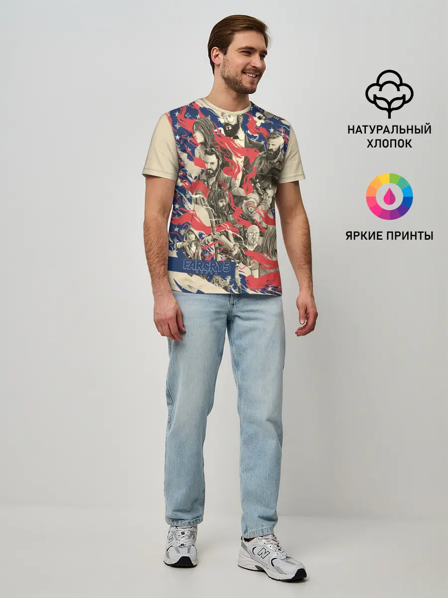 Мужская базовая футболка / Far Cry 5