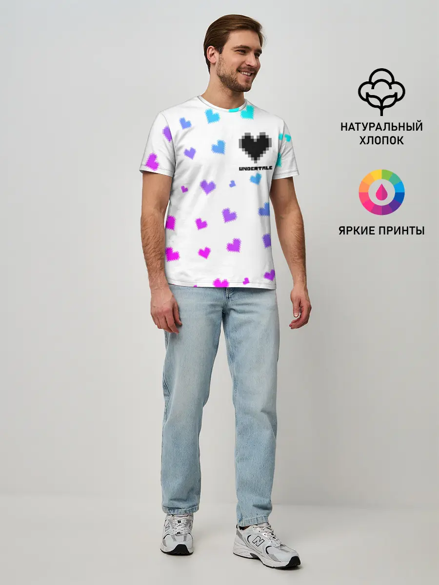 Мужская базовая футболка / UNDERTALE / АНДЕРТЕЙЛ