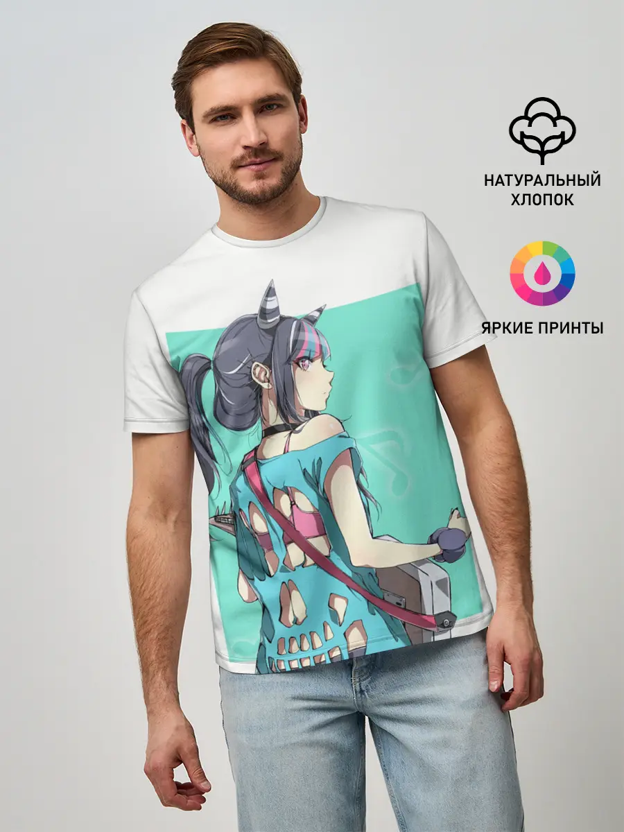 Мужская базовая футболка / Ibuki Mioda