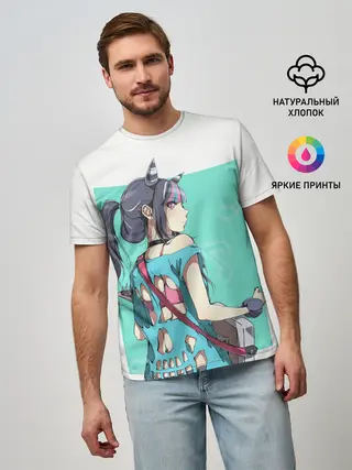 Мужская базовая футболка / Ibuki Mioda