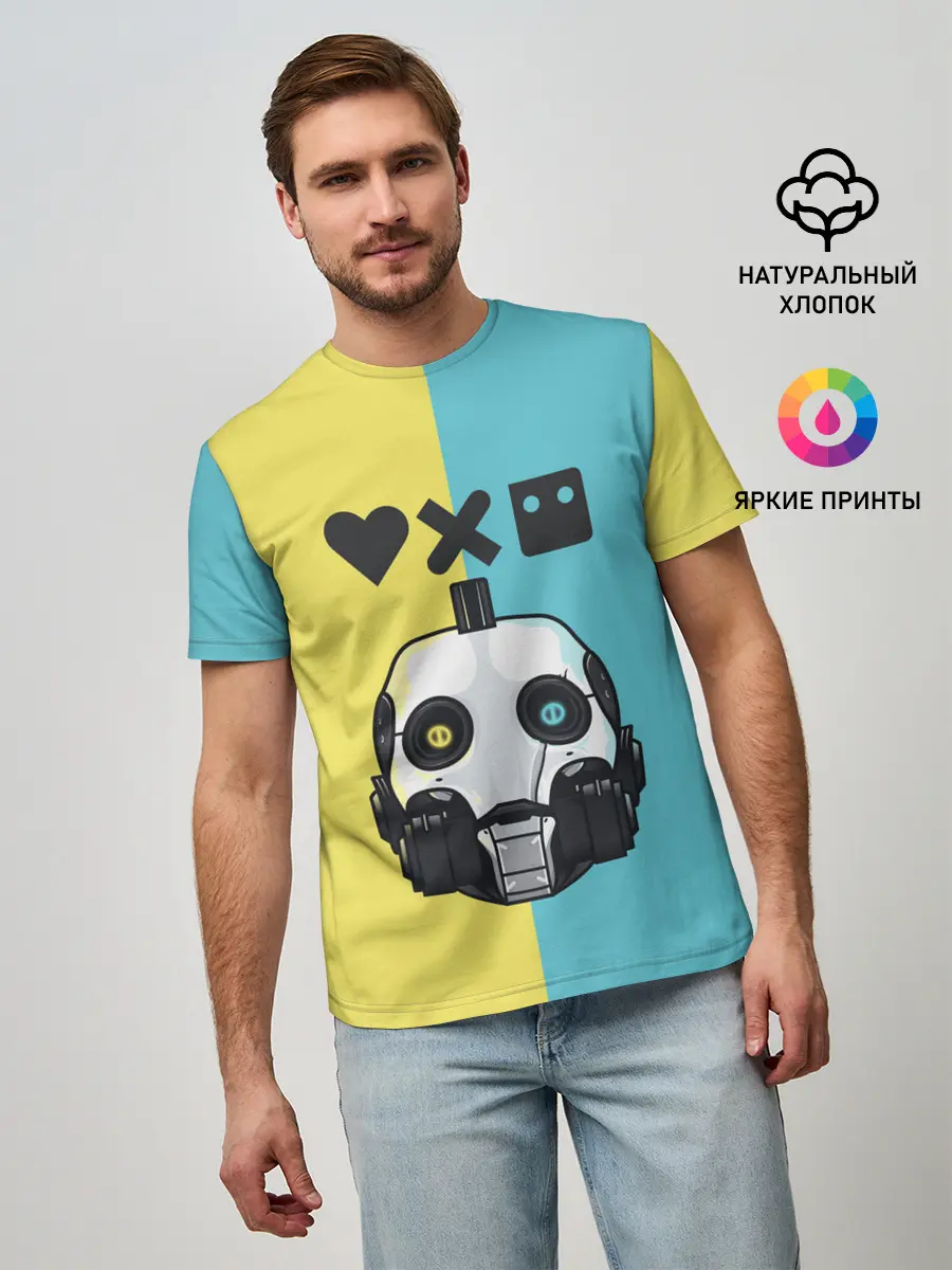 Мужская базовая футболка / XBOT 4000 | Love, Death and Robots