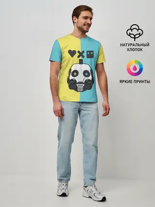 Мужская базовая футболка / XBOT 4000 | Love, Death and Robots