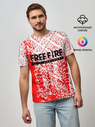 Мужская базовая футболка / День Booyah | Garena Free Fire.