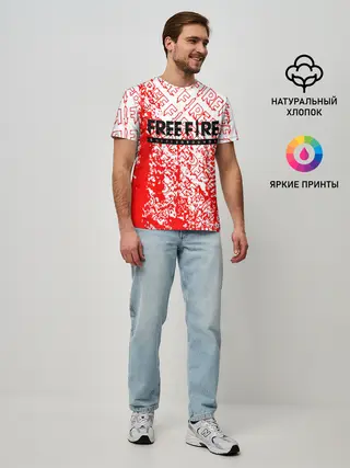 Мужская базовая футболка / День Booyah | Garena Free Fire.