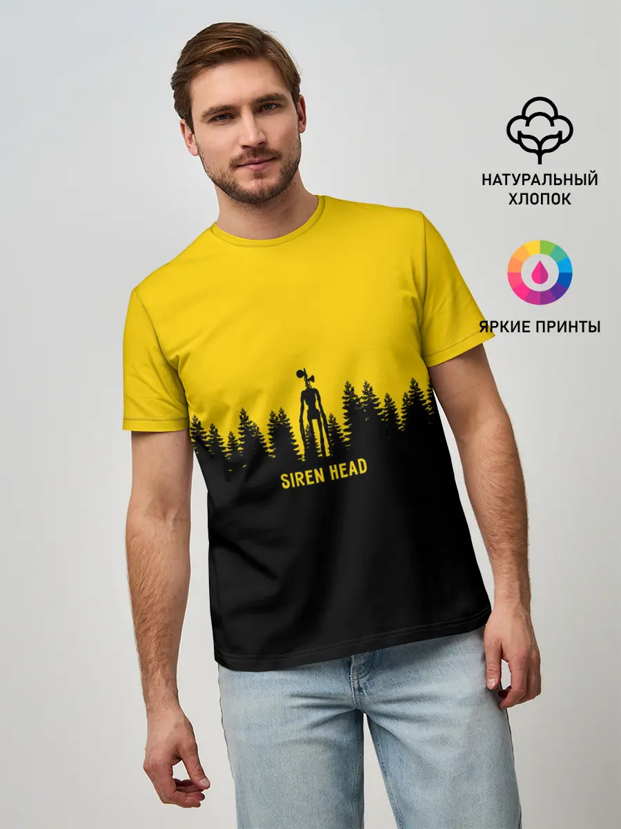 Мужская базовая футболка / Siren Head
