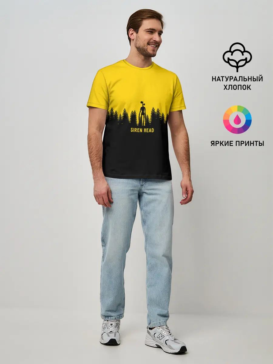 Мужская базовая футболка / Siren Head