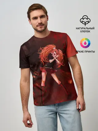 Мужская базовая футболка / Джунко Эношима